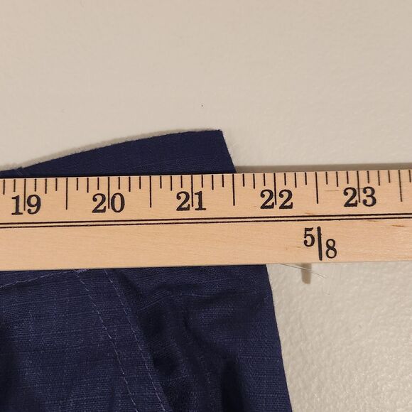 Carharrt Men's Navy Blue Ripstop Lower Rise Straight Leg Drawstring Pants 2X NEW - Picture 8 of 12